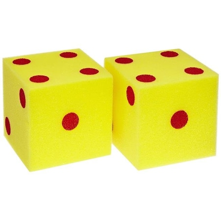 Active Athlete 5 in. Foam Dice with Numbers - Set of 2 AC1004308